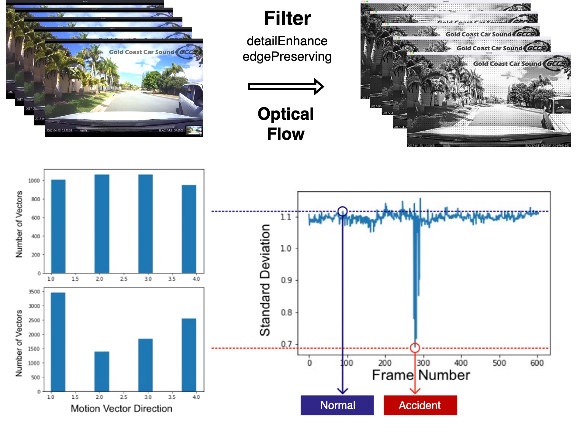 Optical Flow Shakiness Detection Teaser